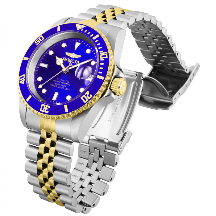 INVICTA Men's Pro Diver Automatic 42mm Jubilee Bracelet 200m Watch Two Tone/Smurf