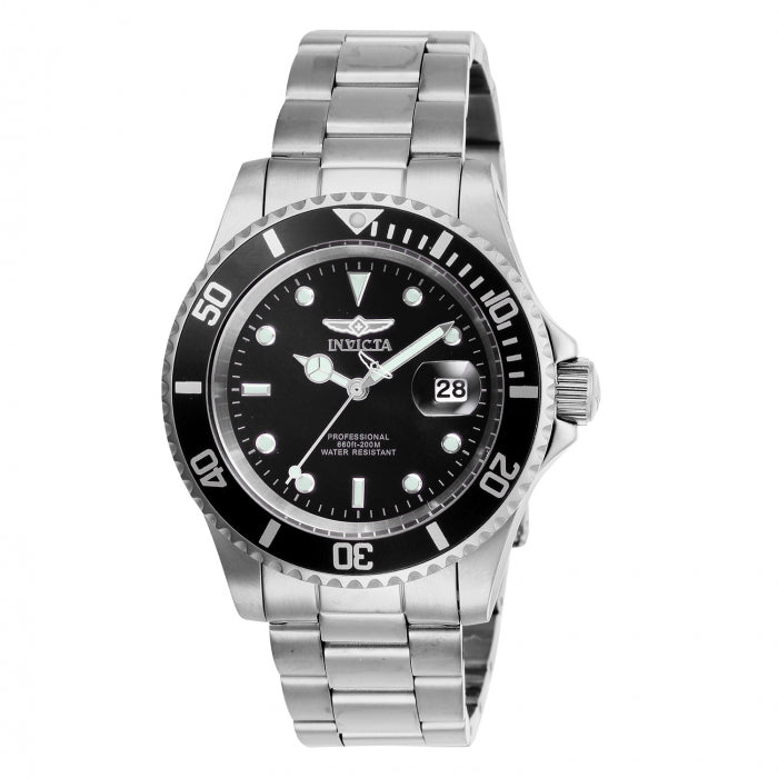 INVICTA Men's Pro Diver 40mm Watch Silver/Black