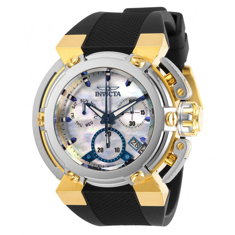 INVICTA Men's Coalition Forces X-Wing 46mm Chronograph Watch Gold / Pearl