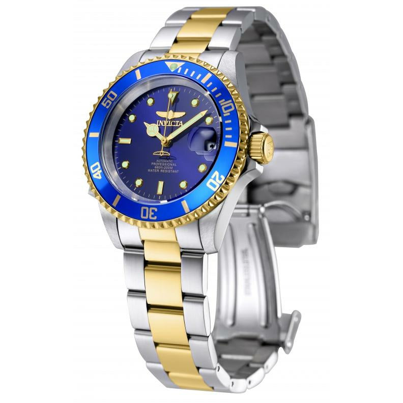 INVICTA Men's Pro Diver Automatic 40mm Watch Two Tone Blue