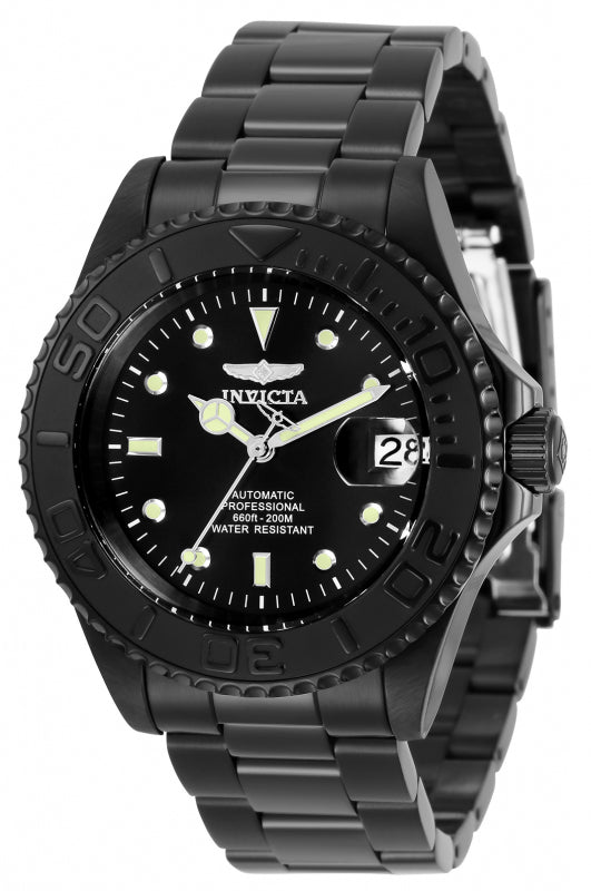 INVICTA Men's Pro Diver Automatic 40mm Watch Black Hawk