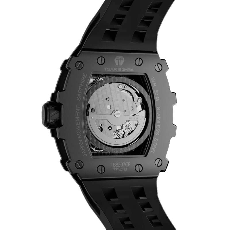 TSAR BOMBA Elemental-Carbon Fiber Automatic Watch Phantom TB8207CF