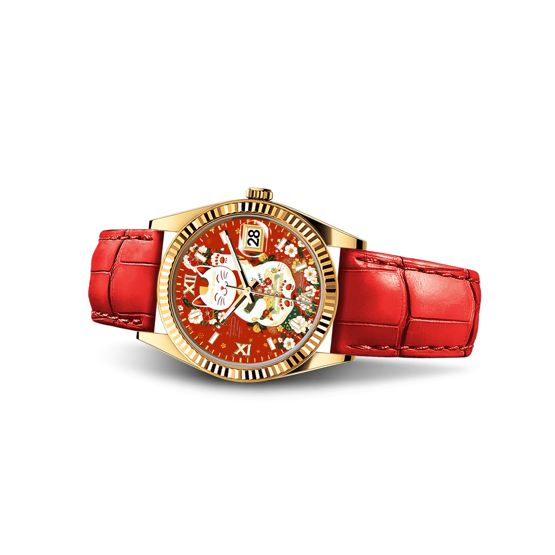 EONDATE CLASSIC LEATHER WATCH