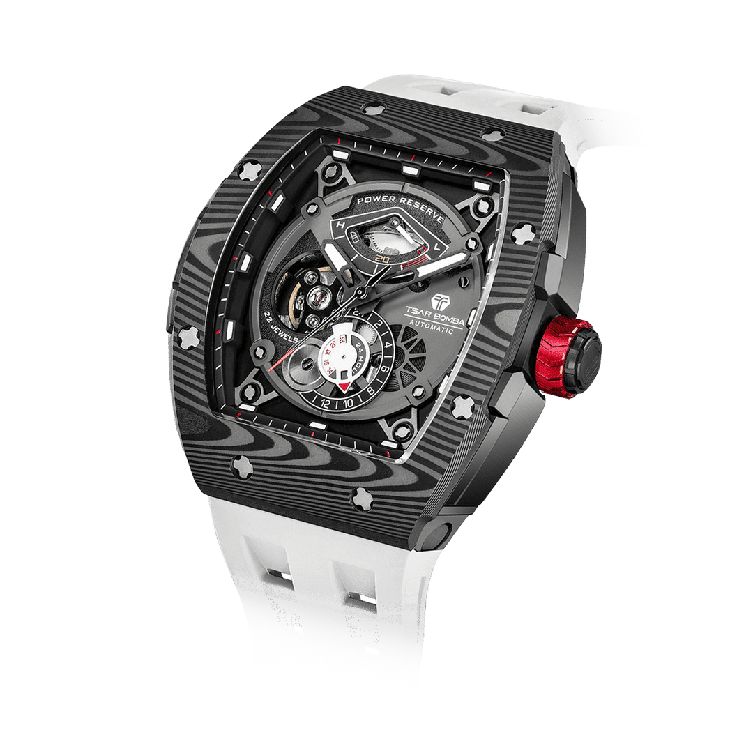 TSAR BOMBA Elemental-Carbon Fiber Automatic Watch TB8210CF