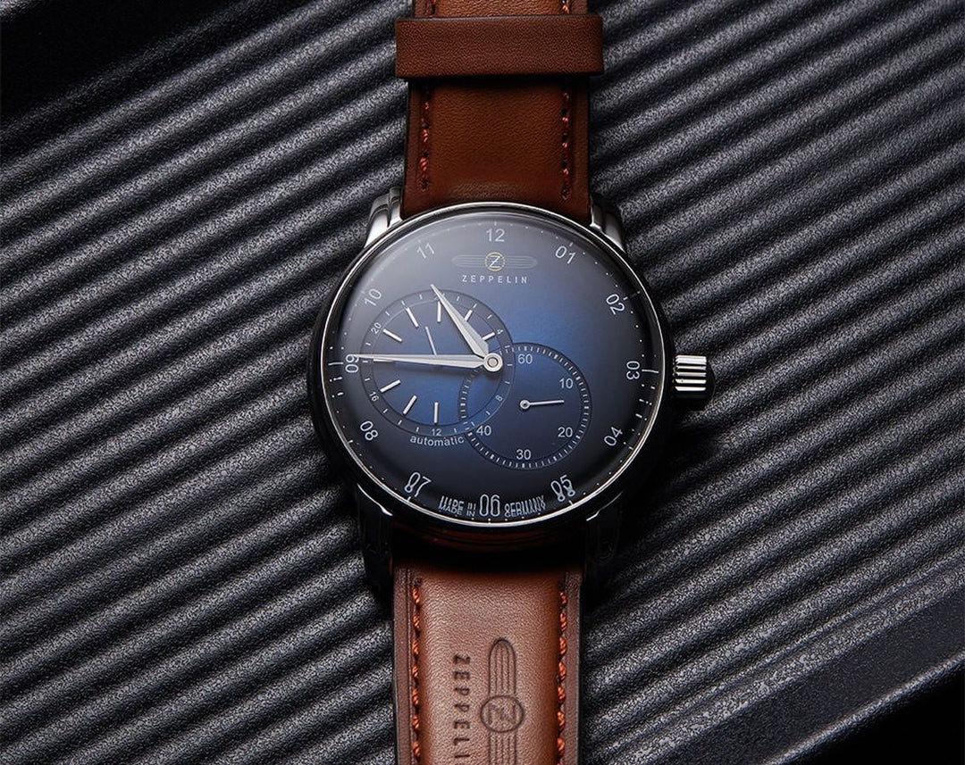 ZEPPELIN Men's New Captains Line Automatic Leather Watch 86623 image 4