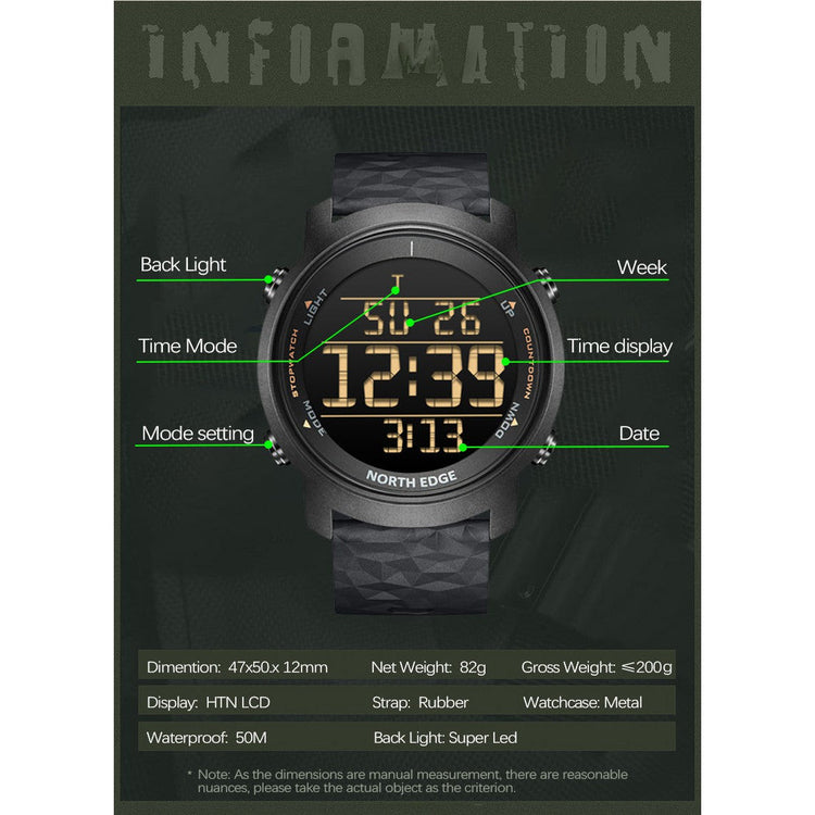 NORTH EDGE Tactical Laker II Watch image 1