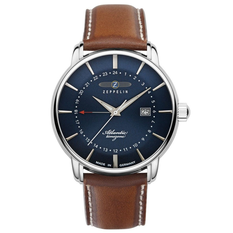 ZEPPELIN Men's Atlantic Dual Time Watch 84423 image 0