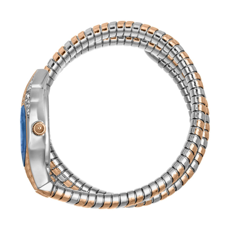 Just Cavalli Signature Snake Glam Evo 7 Doppio Two Tones RG Blue image 2