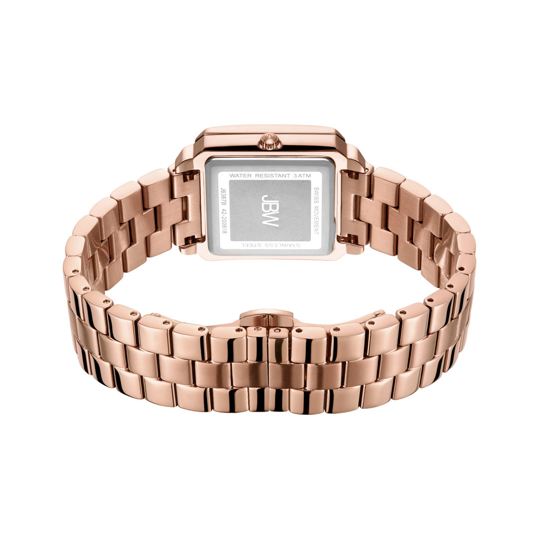 JBW Cristal 28 Rose Gold + Bracelet Watch