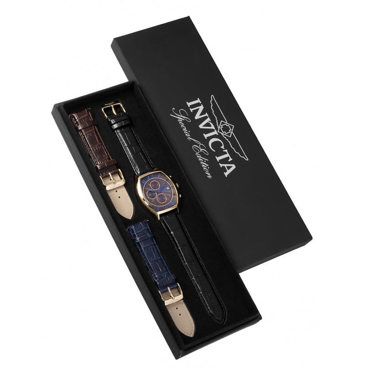 Invicta Specialty 34015 Men's Quartz Watch - 43mm - With extra straps