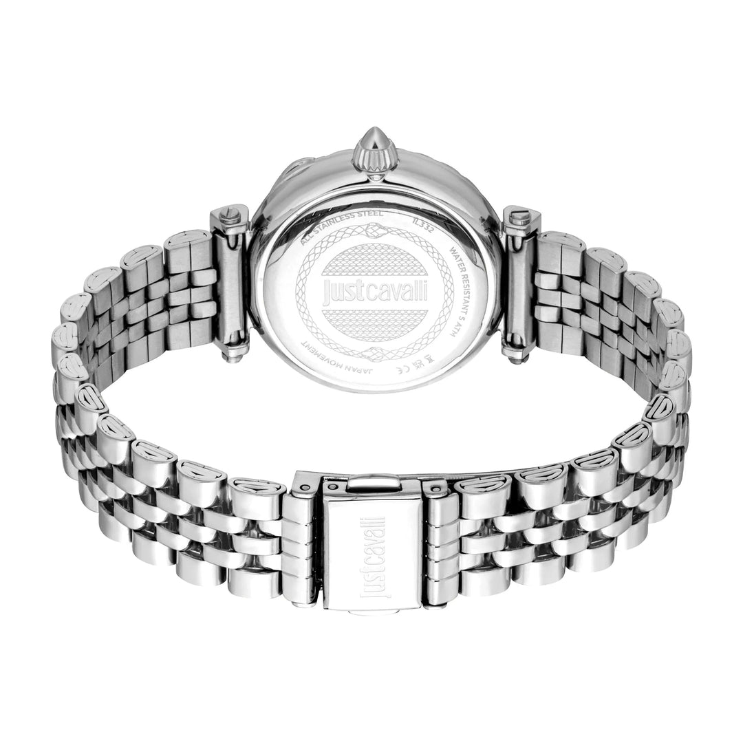 Just Cavalli Animalier Mistero Snake Silver Blue image 1