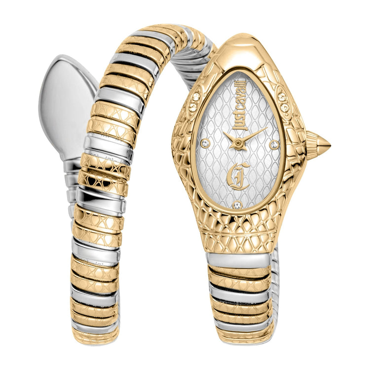 Just Cavalli Signature Snake Vetra Two Tones YG image 0