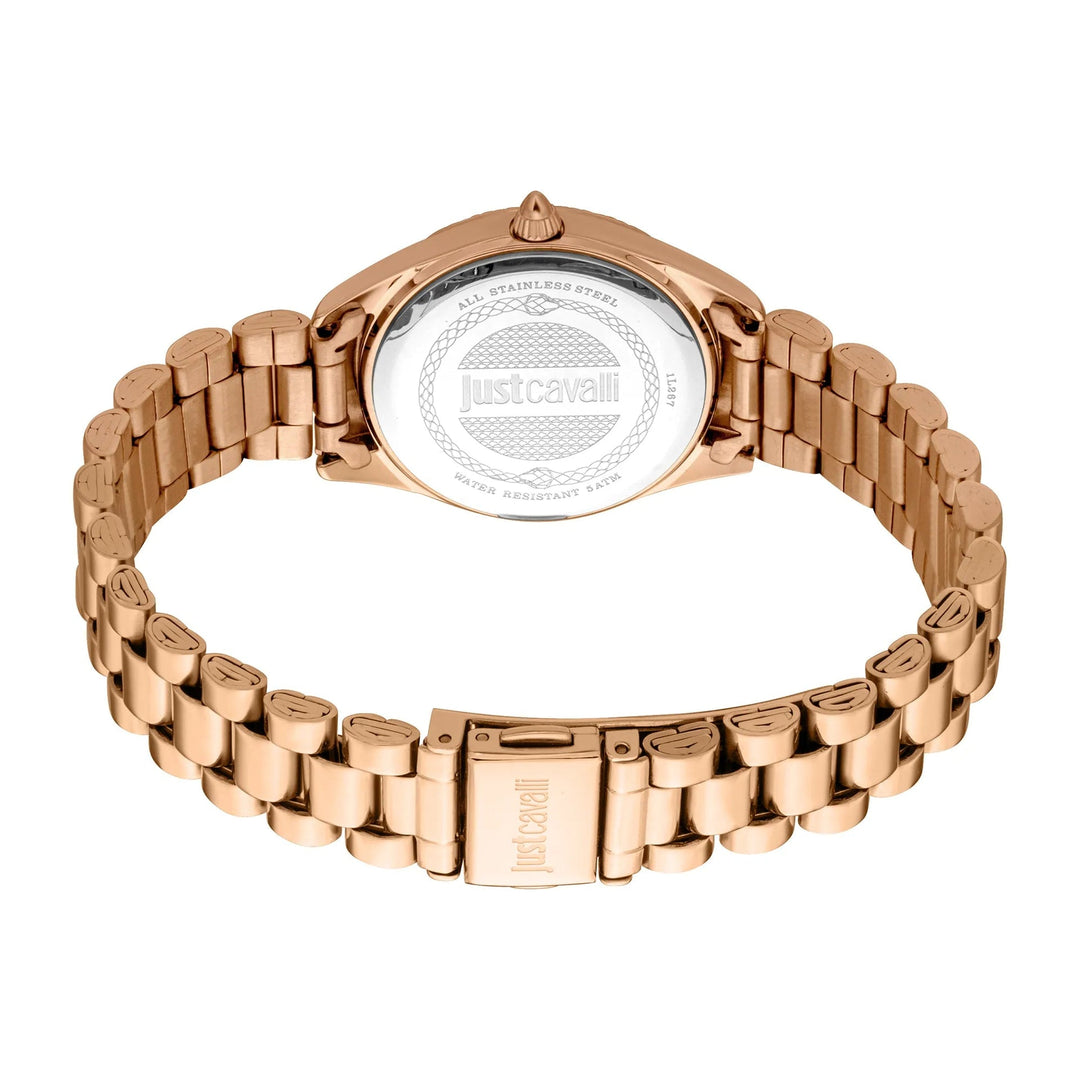 Just Cavalli Glam Chic Pacentro Yellow Gold Silver Grey image 1
