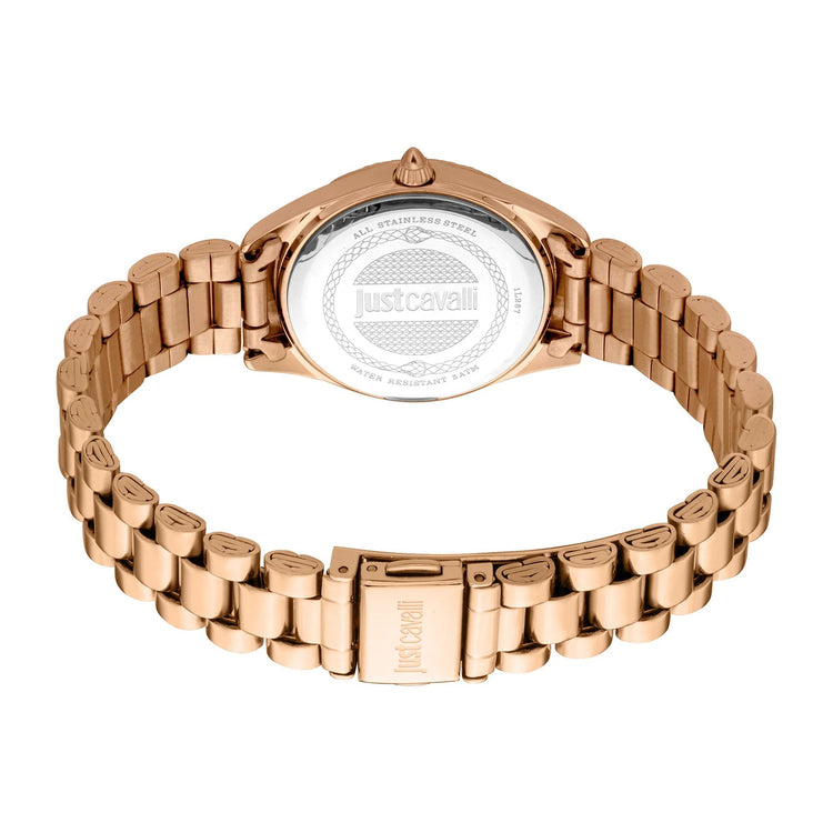 Just Cavalli Glam Chic Pacentro Yellow Gold Silver Grey image 1