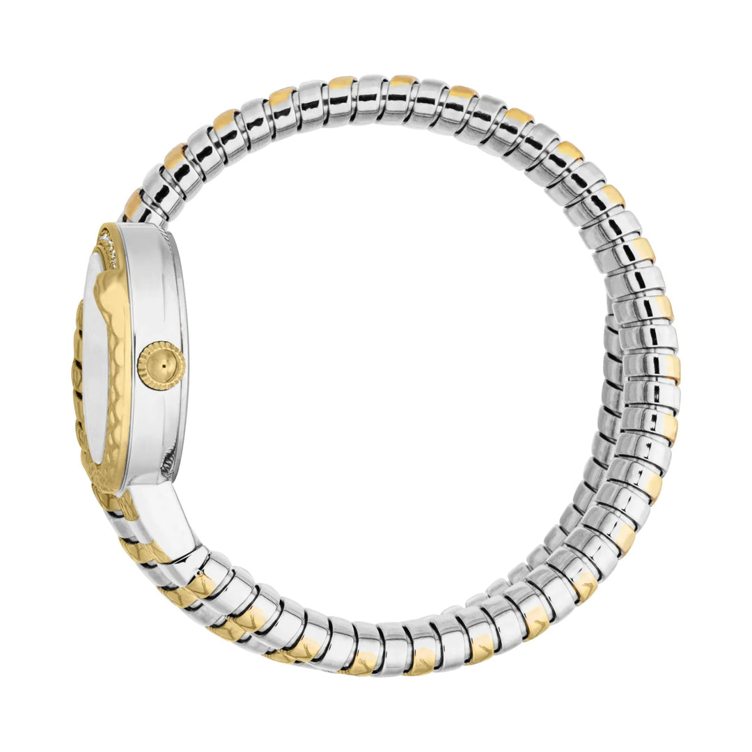 Just Cavalli Signature Snake Cerchio Snake Two Tones YG Silver Grey image 2