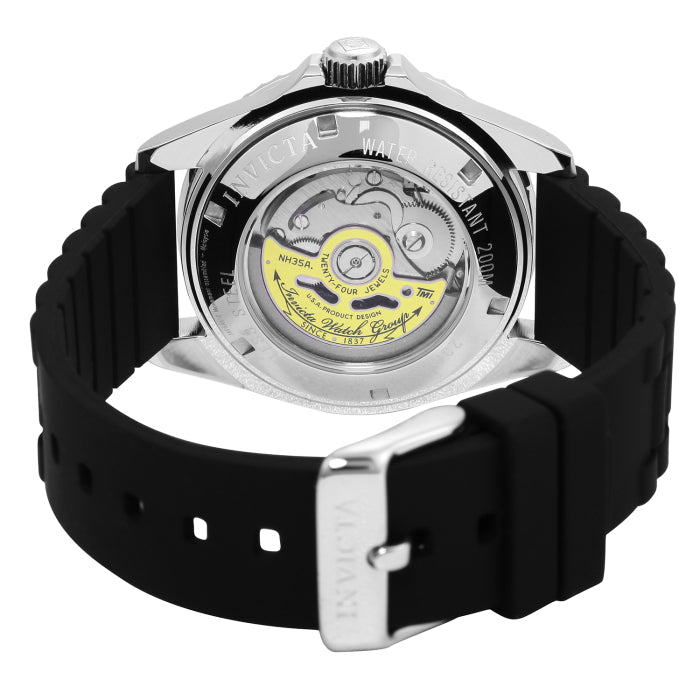 INVICTA Men's Pro Diver Automatic 40mm Silicone Strap 200m Watch