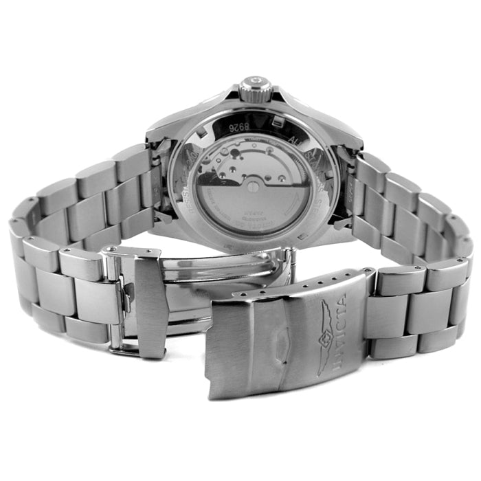 INVICTA Men's 40mm Pro Diver Automatic Watch Silver/Black