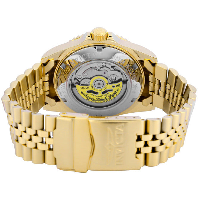 INVICTA Men's Pro Diver Automatic 42mm Jubilee Bracelet 200m Watch Gold/Champagne