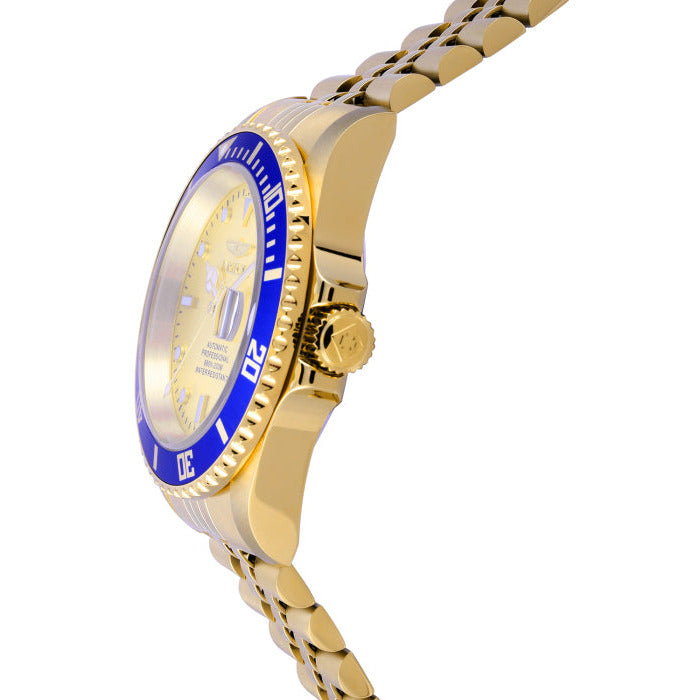 INVICTA Men's Pro Diver Automatic 42mm Jubilee Bracelet 200m Watch Gold/Champagne