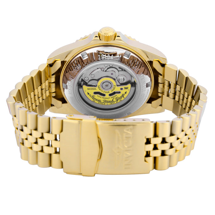 INVICTA Men's Pro Diver Automatic 42mm Jubilee Bracelet 200m Watch Gold/Sprite