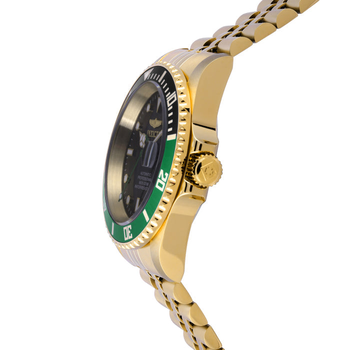 INVICTA Men's Pro Diver Automatic 42mm Jubilee Bracelet 200m Watch Gold/Sprite