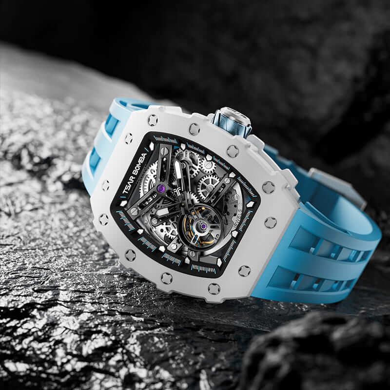 TSAR BOMBA Elemental-Ceramic Automatic Watch TB8208C