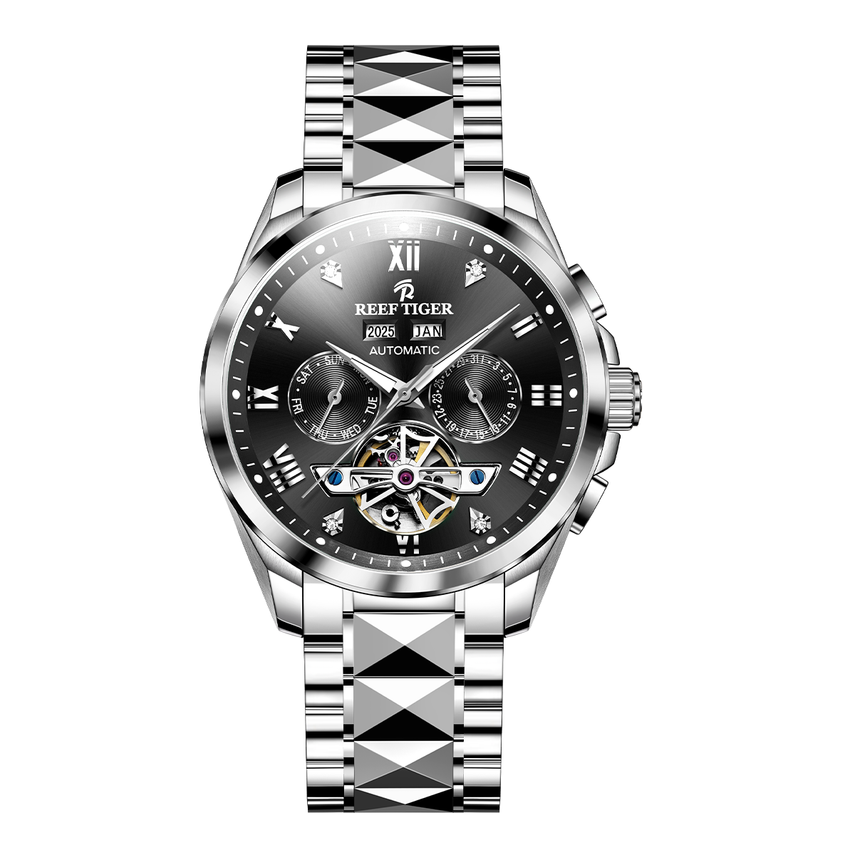 Reef Tiger Men's Classic Motion Day Date Automatic Watch RGA8235 image 0