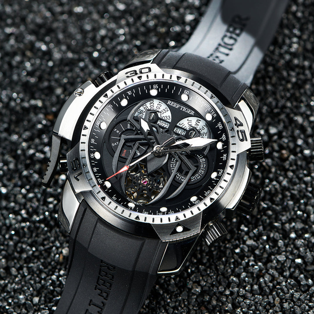 Reef Tiger Men's Aurora Spider Automatic Chronograph Watch image 2