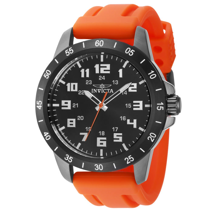 INVICTA Men's Pro Diver 45mm Silicone Strap Watch Orange image 0