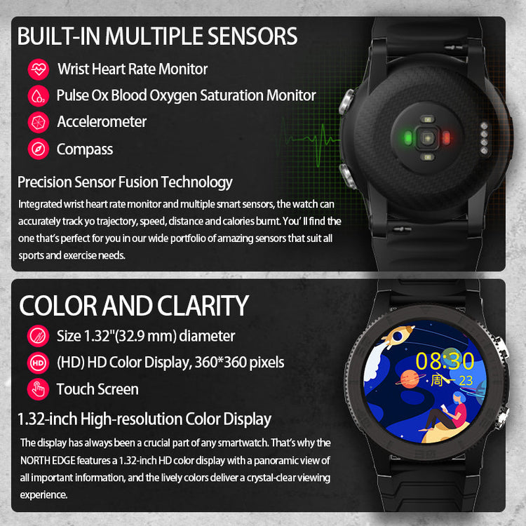 NORTH EDGE Tactical X-Trek GPS Smart Watch image 14