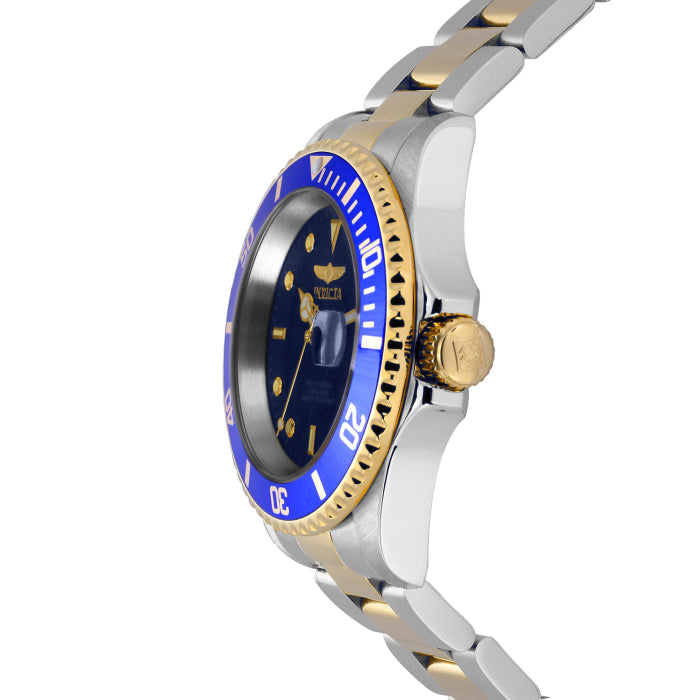INVICTA Men's Pro Diver Sea Urchin 200m 40mm Oyster Bracelet Watch Two Tone/Blue