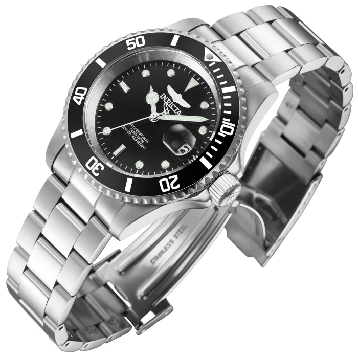 INVICTA Men's Pro Diver 40mm Watch Silver/Black