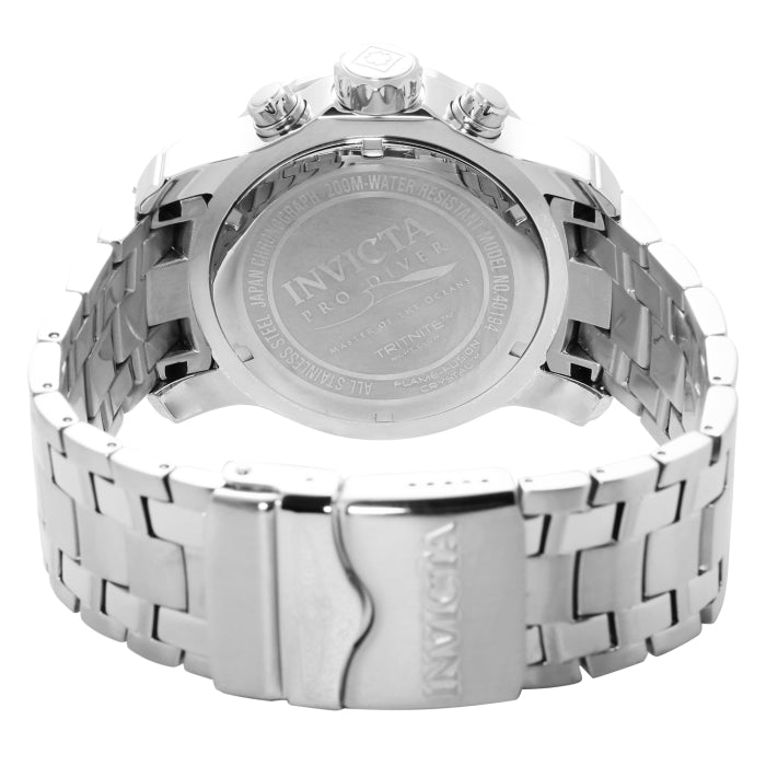 INVICTA Men's Pro Diver Colossus 48mm Steel Watch Silver / Red
