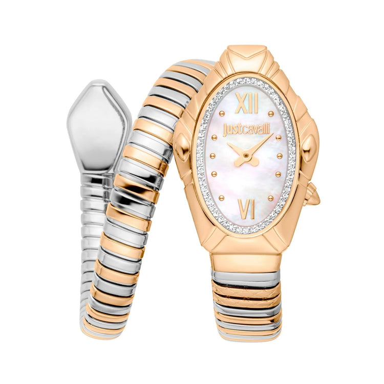 Just Cavalli Signature Snake Lirica Two Tones YG MOP image 0