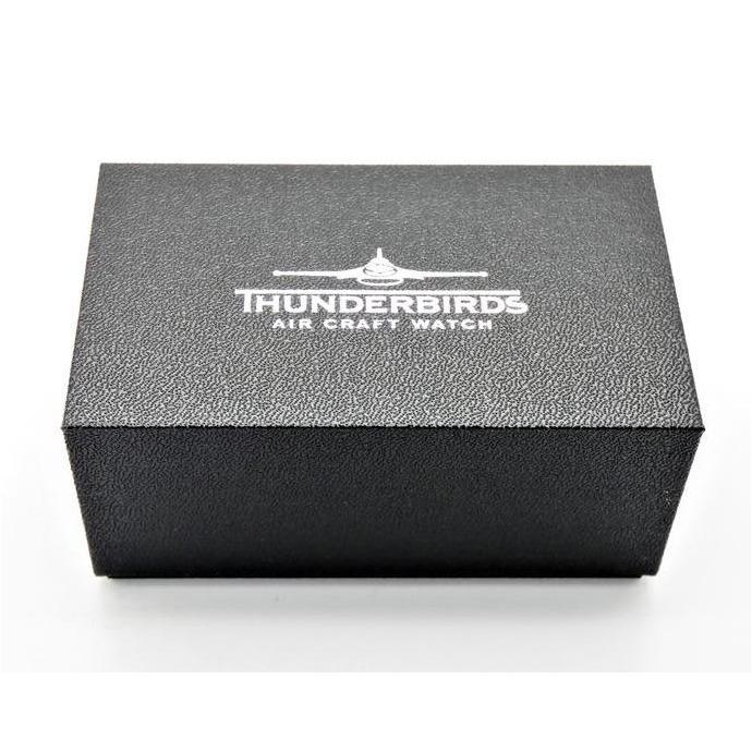 THUNDERBIRDS Aircraft Ejector Tachy Chronograph Steel Bracelet Watch Black Edition image 5