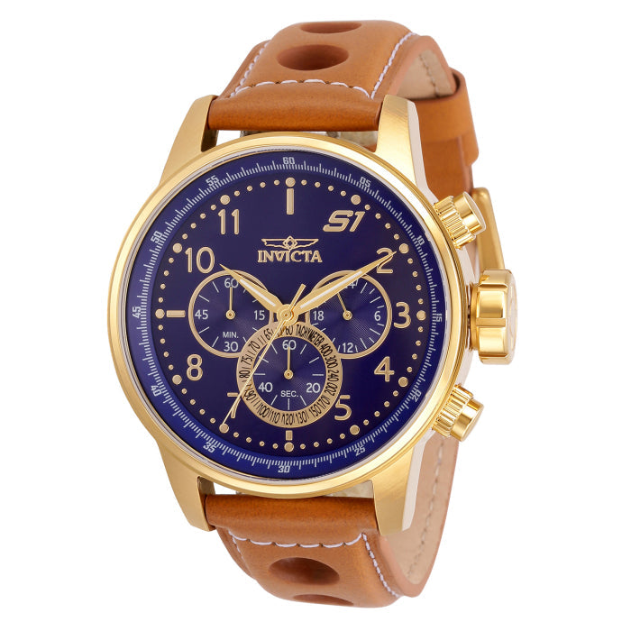 INVICTA Men's S1 Rally 46mm  Chronograph 100m Watch Namibian Gold