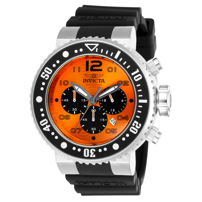 INVICTA Men's Pro Diver Hunter Chronograph 52mm Watch Orange