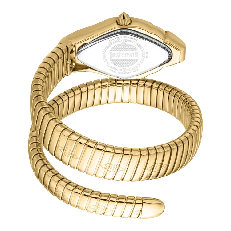 Just Cavalli Signature Snake Ferocious Yellow Gold Silver image 1