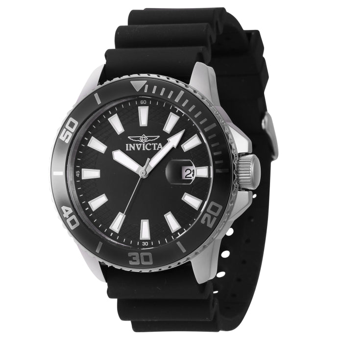 Invicta Men's Pro Diver 45mm Silicone Strap Watch