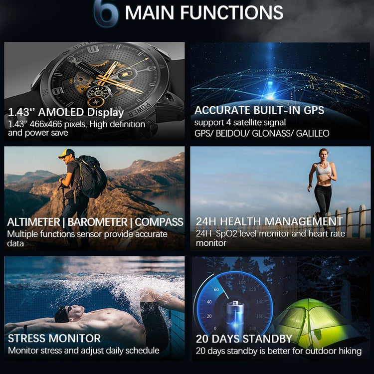 NORTH EDGE Tactical Cross Fit 3 GPS Smart Watch image 4