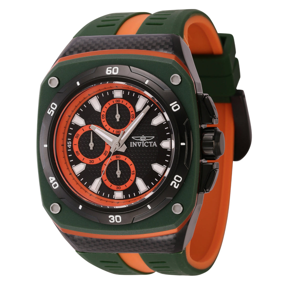 INVICTA Men's Speedway Carbon 46mm Chronograph Green Watch