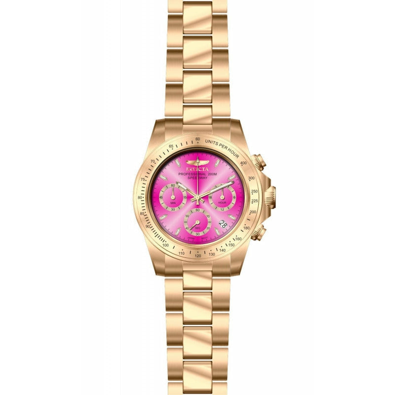 INVICTA Women's Speedway 39mm Chronograph Watch Rose Gold/Pink