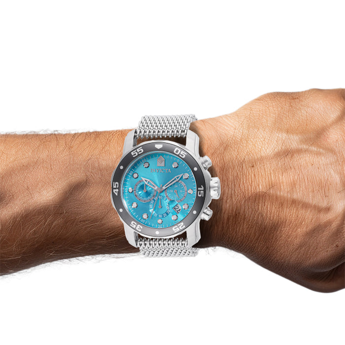 INVICTA Men's Pro Diver Colossus 48mm Steel Milanese Watch Tiffany