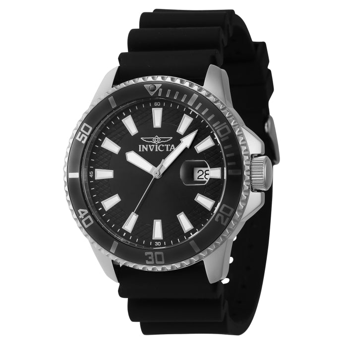Invicta Men's Pro Diver 45mm Silicone Strap Watch