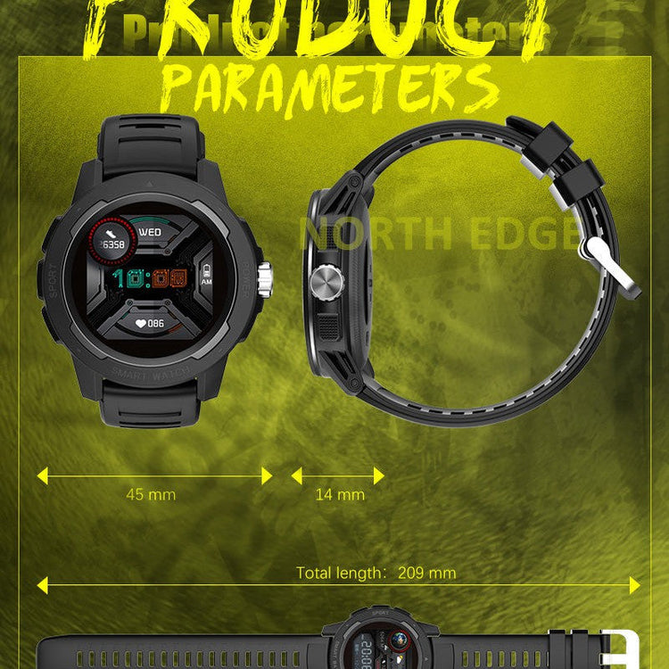 NORTH EDGE Tactical Mars 2 Smart Watch White image 12