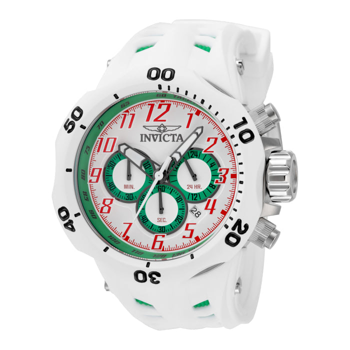 INVICTA Men's Reserve Venom Hydra 52mm Chronograph Watch Snow/Green
