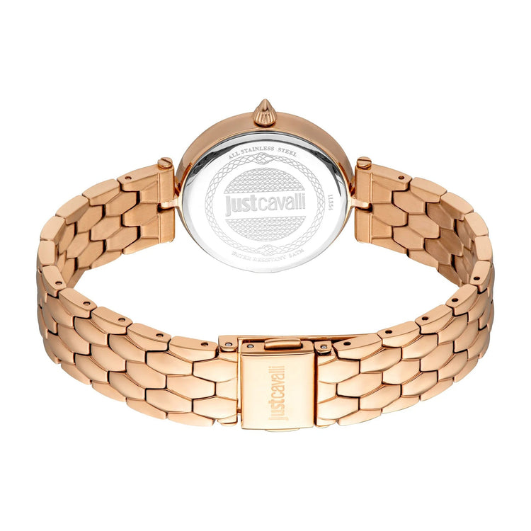 Just Cavalli Glam Chic Donna Leopardo Rose Gold Pink image 1