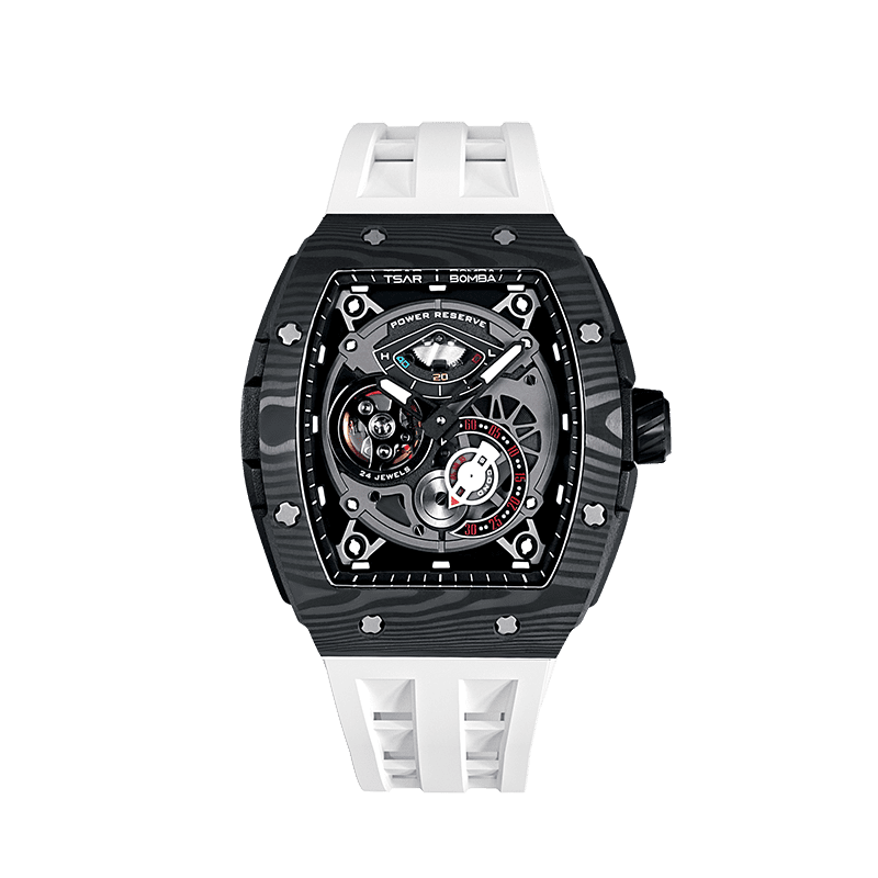 TSAR BOMBA Elemental-Carbon Fiber Automatic Watch TB8210CF