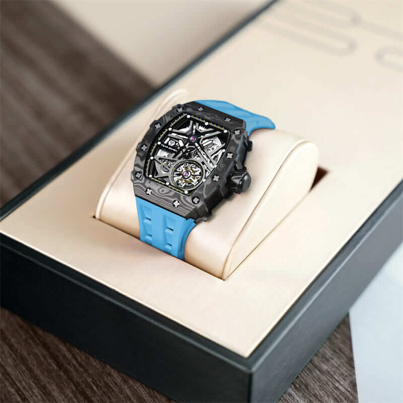 TSAR BOMBA Elemental-Carbon Fiber Automatic Watch TB8209CF