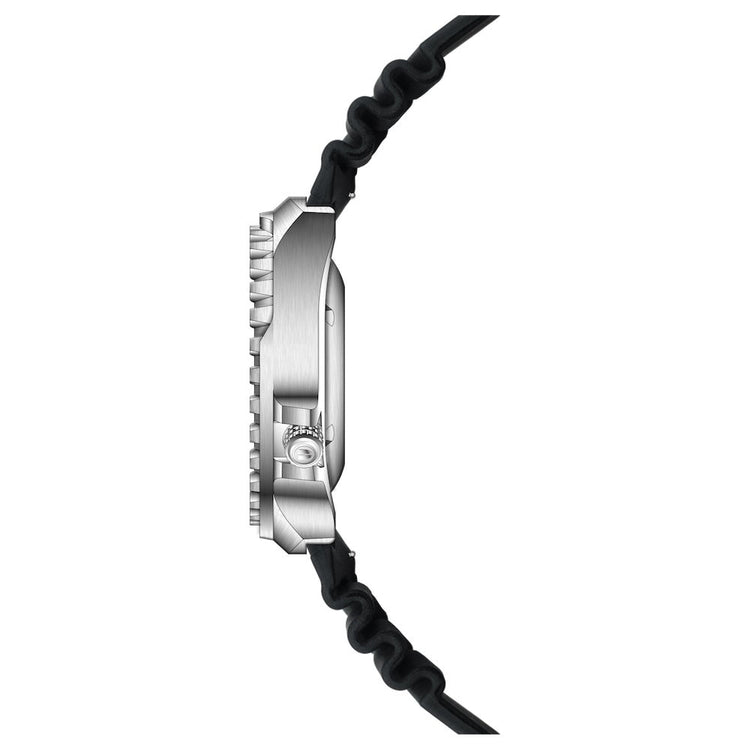 RIEDENSCHILD PRECISION INSRUMENTS GERMANY Divers Taucheruhr 1000m Helium Valve Watch Silver/Black image 4